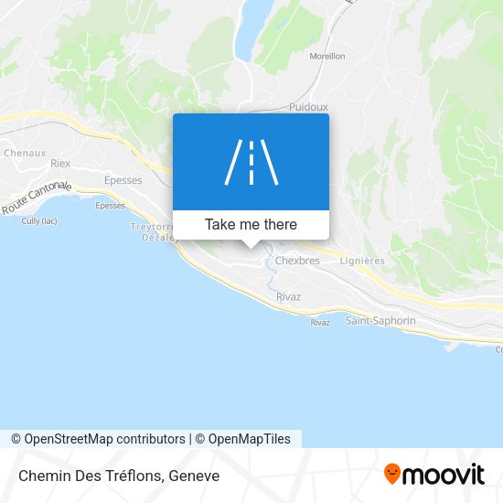 Chemin Des Tréflons map