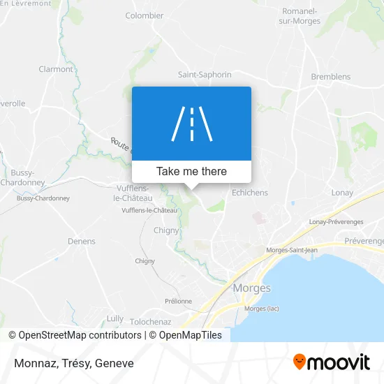 Monnaz, Trésy plan
