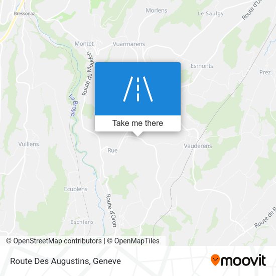 Route Des Augustins map