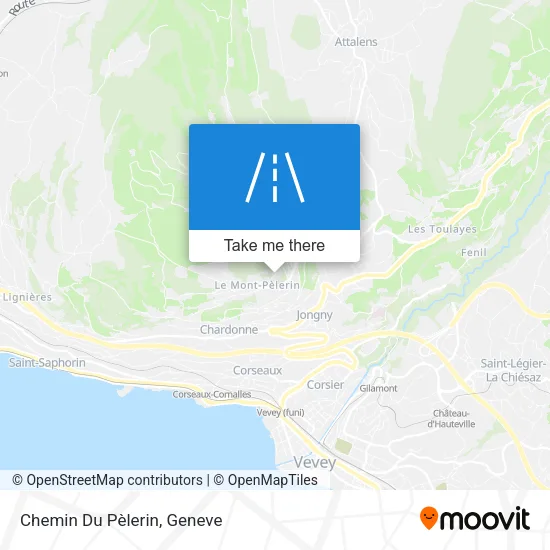 Chemin Du Pèlerin map