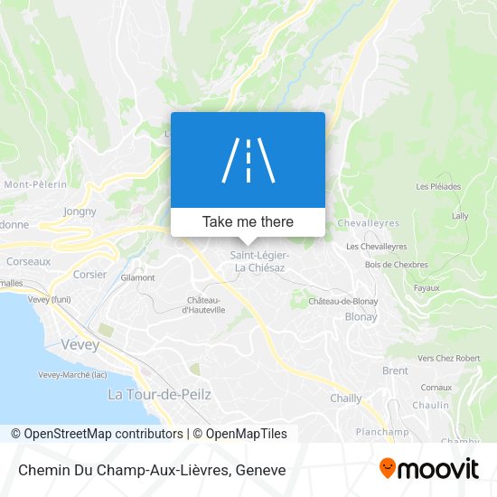 Chemin Du Champ-Aux-Lièvres map