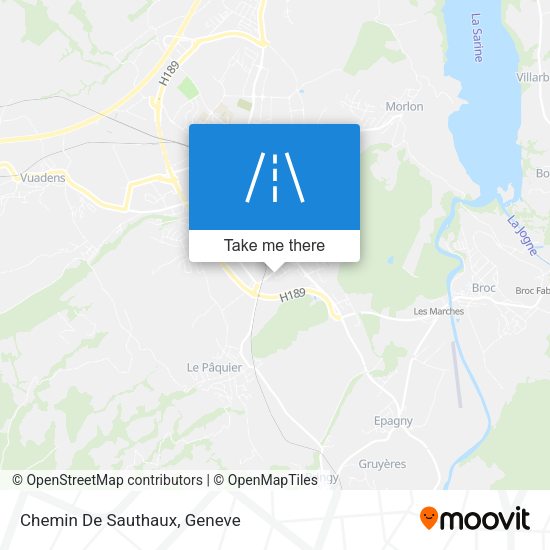Chemin De Sauthaux map