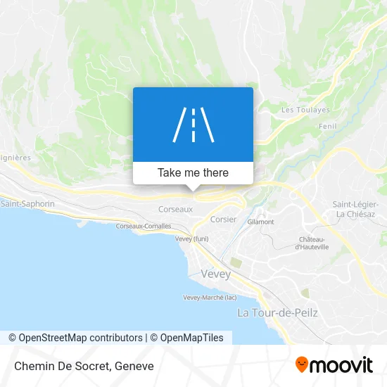 Chemin De Socret map