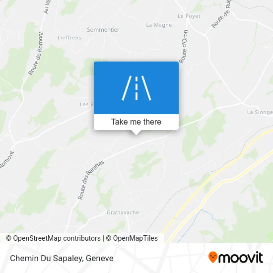 Chemin Du Sapaley map