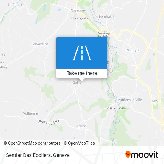 Sentier Des Ecoliers map