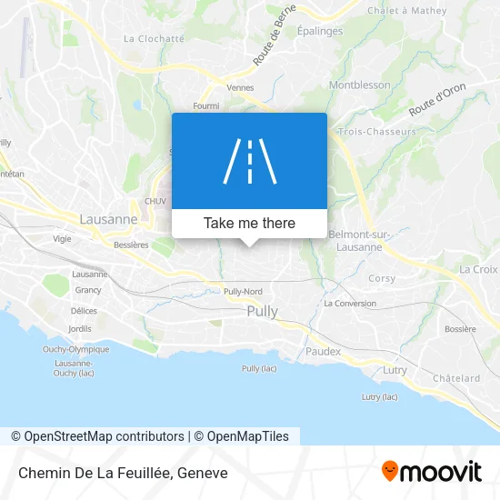 Chemin De La Feuillée map