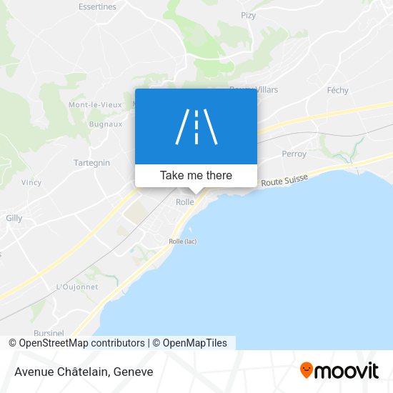Avenue Châtelain map