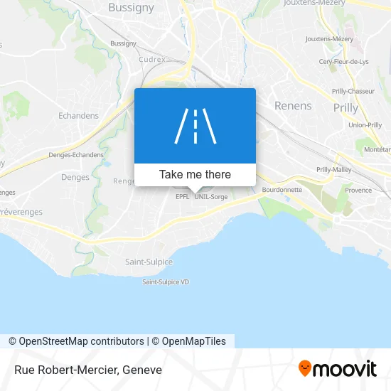 Rue Robert-Mercier plan