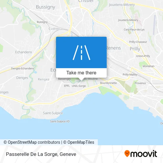 Passerelle De La Sorge plan