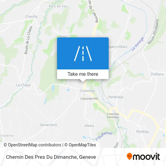 Chemin Des Pres Du Dimanche map