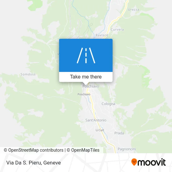 Via Da S. Pieru map