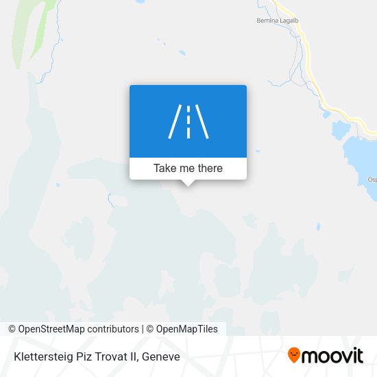 Klettersteig Piz Trovat II map