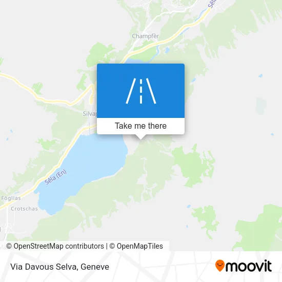 Via Davous Selva map