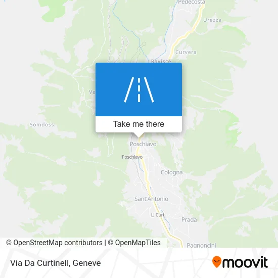 Via Da Curtinell map