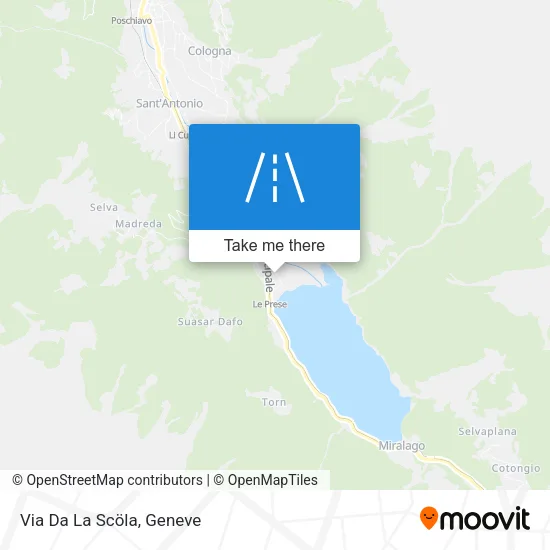 Via Da La Scöla map