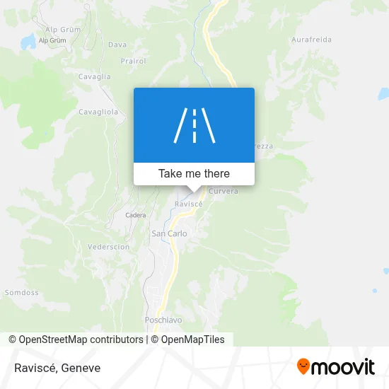 Raviscé map