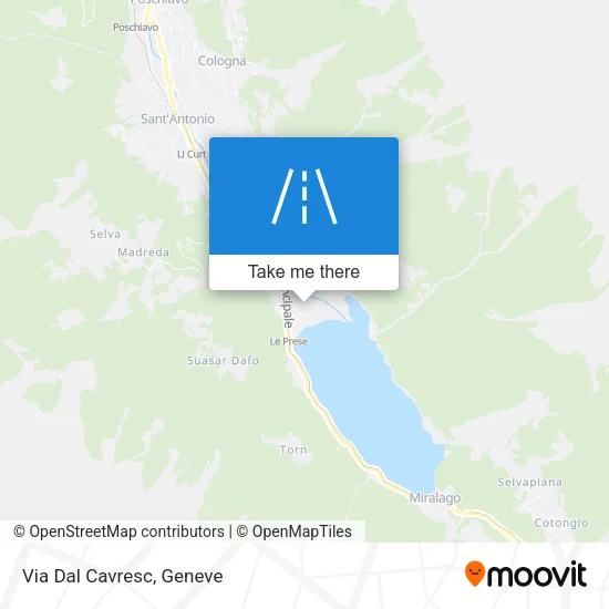 Via Dal Cavresc map