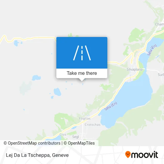 Lej Da La Tscheppa map