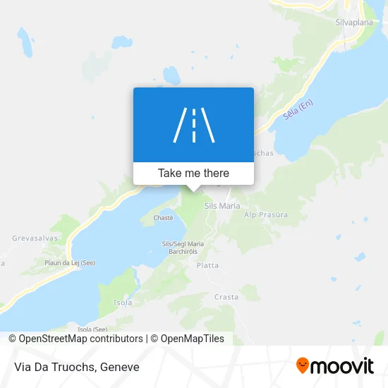Via Da Truochs map