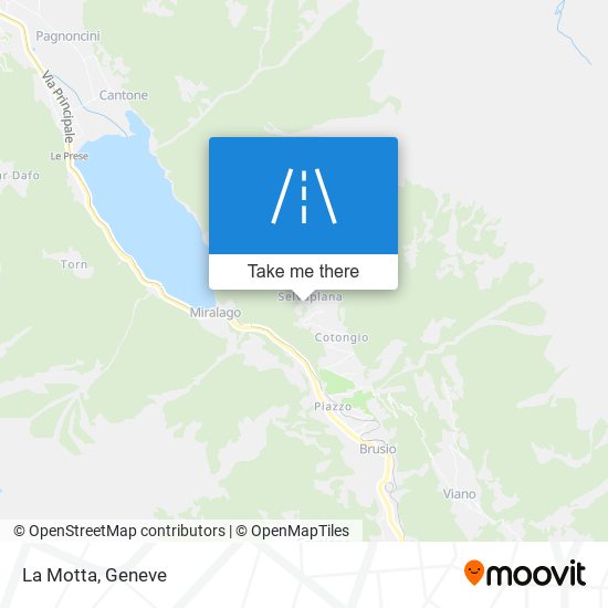 La Motta map