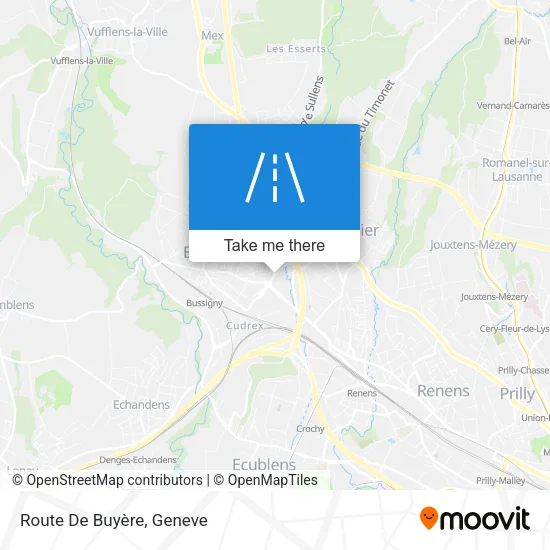 Route De Buyère map