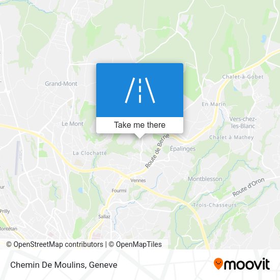 Chemin De Moulins map