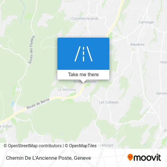 Chemin De L'Ancienne Poste map