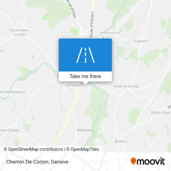 Chemin De Corjon map