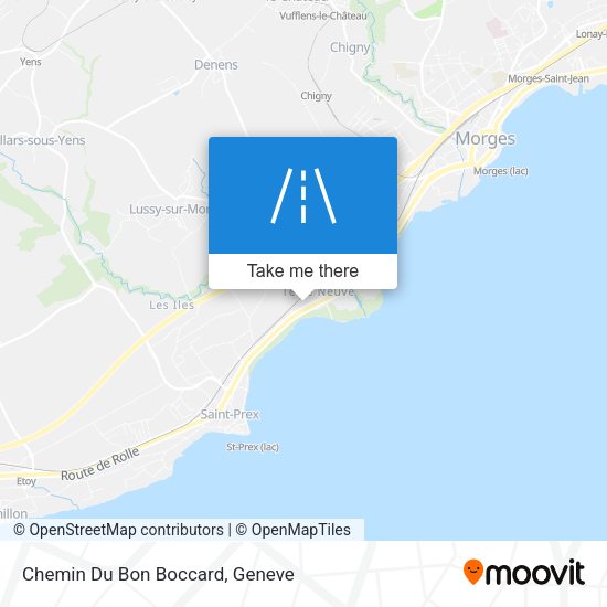 Chemin Du Bon Boccard map