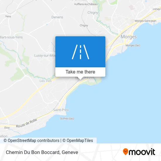 Chemin Du Bon Boccard map