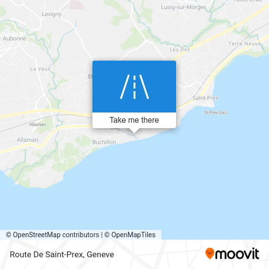 Route De Saint-Prex map