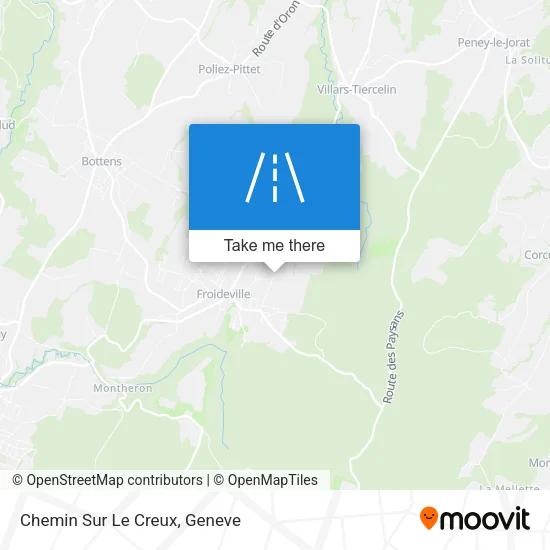 Chemin Sur Le Creux map