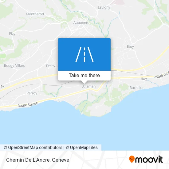 Chemin De L'Ancre map