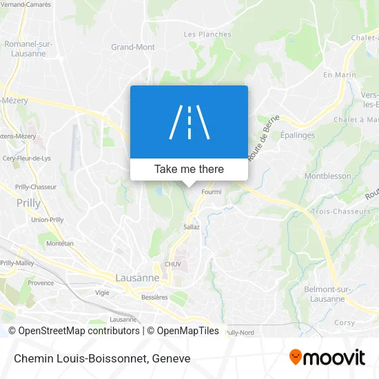 Chemin Louis-Boissonnet map