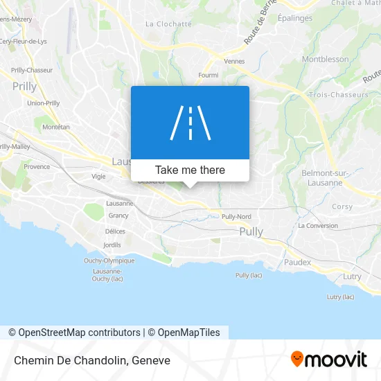 Chemin De Chandolin map