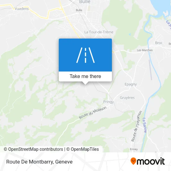 Route De Montbarry plan