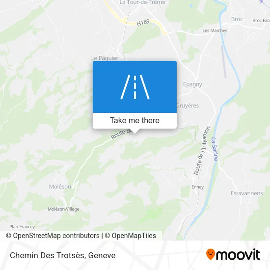 Chemin Des Trotsès map