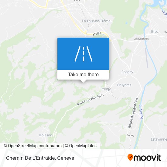 Chemin De L'Entraide map