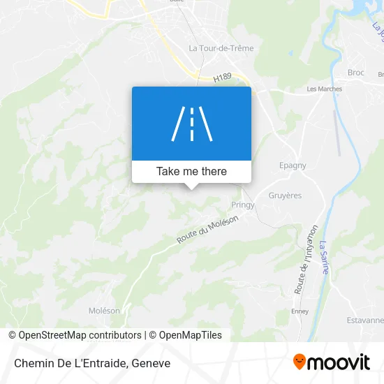 Chemin De L'Entraide map