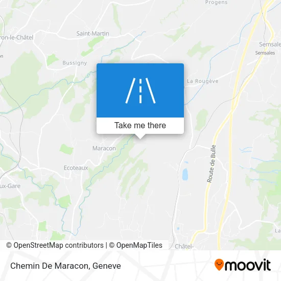 Chemin De Maracon map