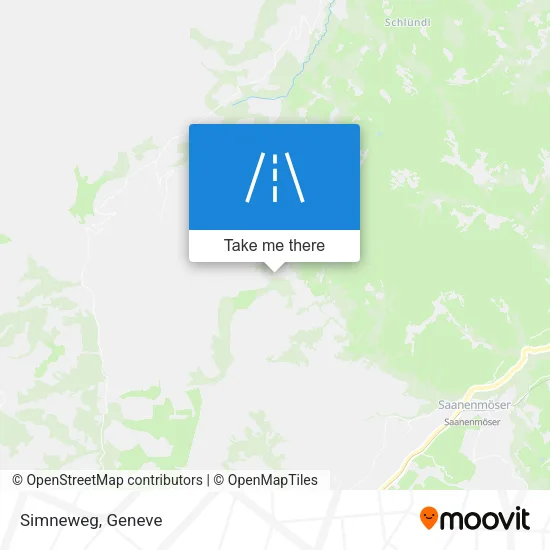 Simneweg map
