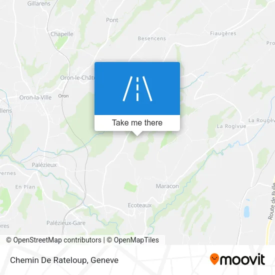 Chemin De Rateloup map