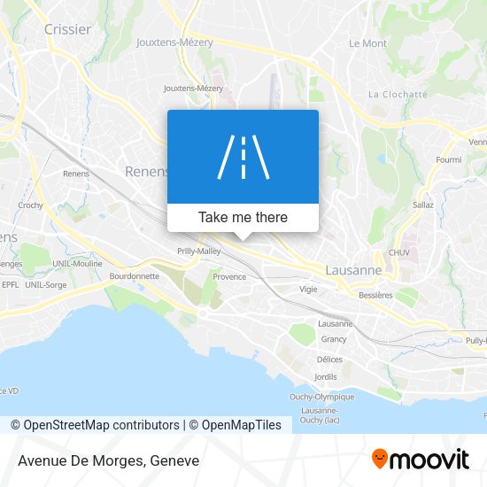 Avenue De Morges map