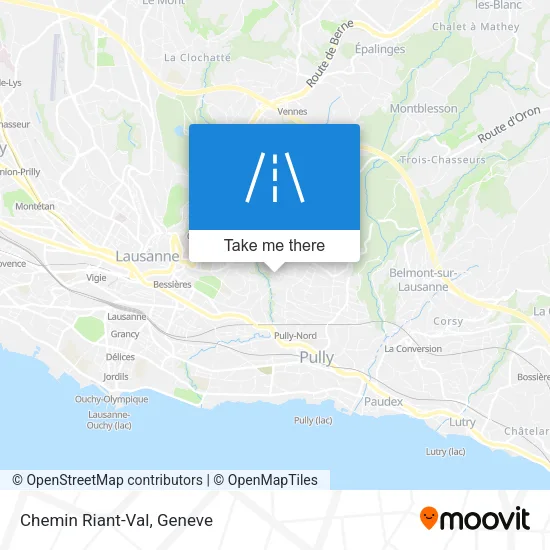 Chemin Riant-Val map