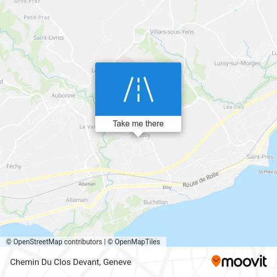 Chemin Du Clos Devant map