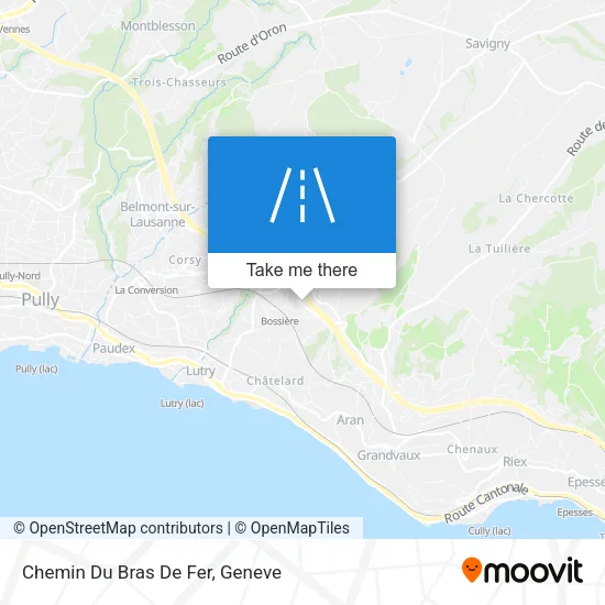 Chemin Du Bras De Fer map