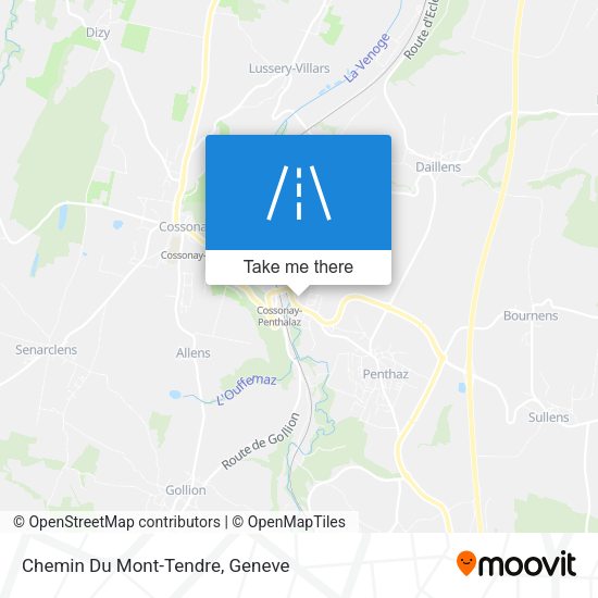 Chemin Du Mont-Tendre map