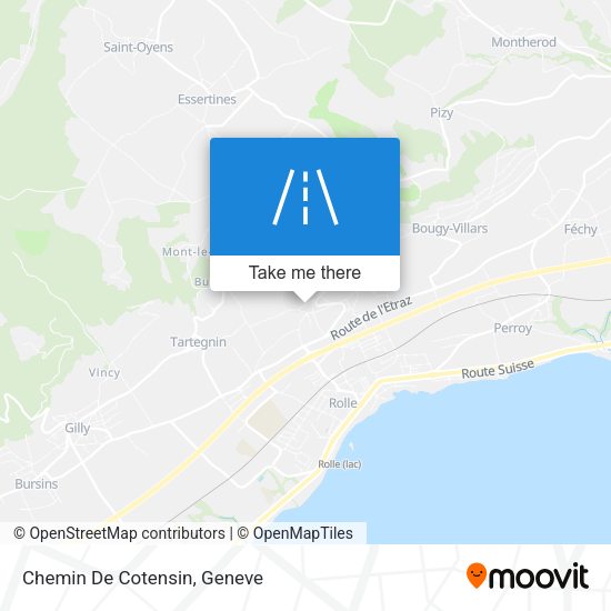 Chemin De Cotensin map
