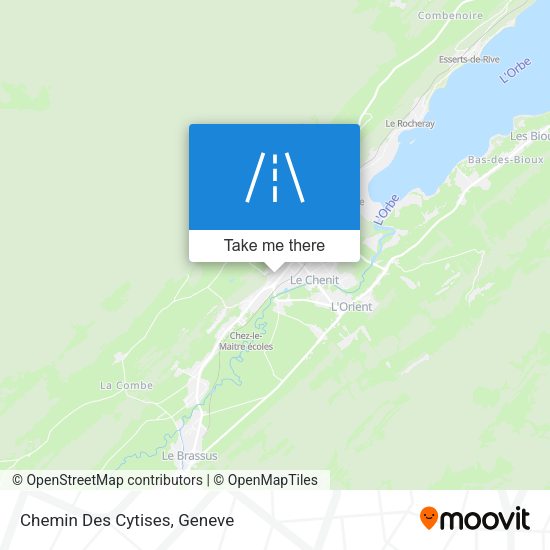 Chemin Des Cytises map