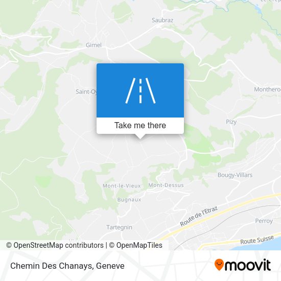 Chemin Des Chanays map